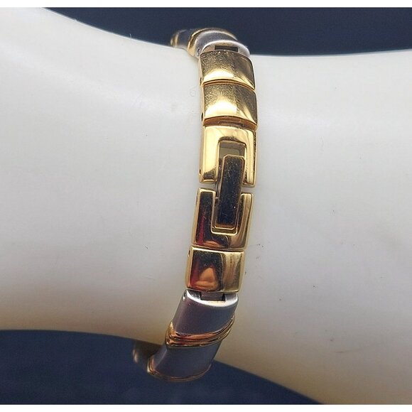 Armitron Now Womens Gold & Silver Tone Roman Numeral Watch New Battery WORKS - Picture 5 of 8